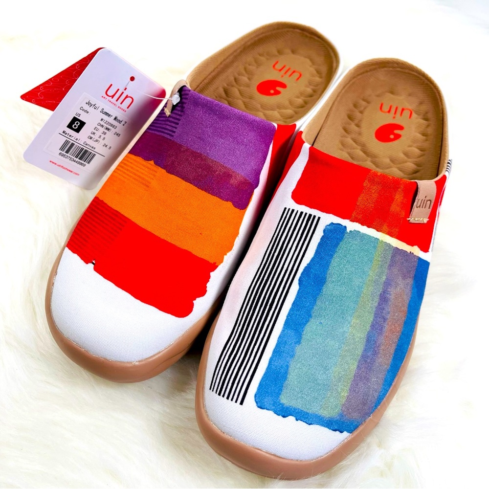 NWT UIN Women’s comfortable slipper/Joyful Summer Mood2/US6.5